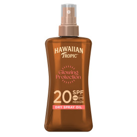 Hawaiian Tropic Glowing Protection SPF20 suchý olej na opalování 200 ml