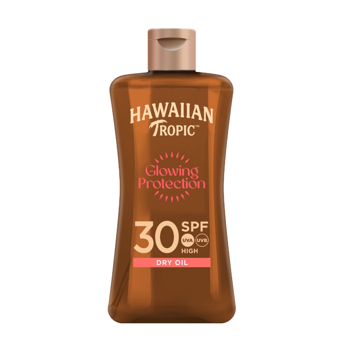 Hawaiian Tropic Glowing Protection SPF30 suchý olej na opalování 100 ml