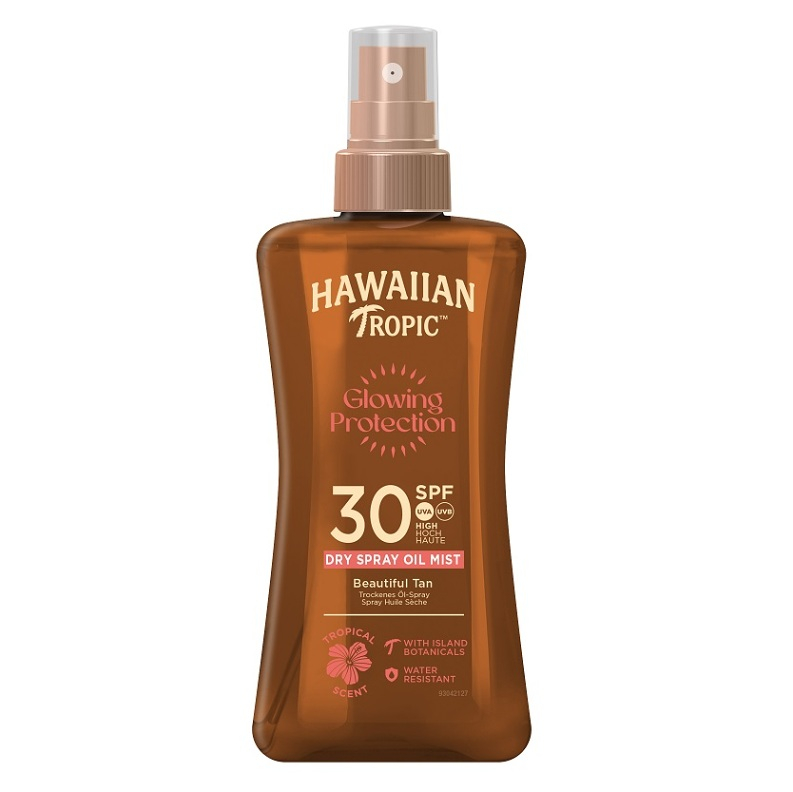 HAWAIIAN TROPIC Protective Suchý olej na opalování SPF30 200 ml