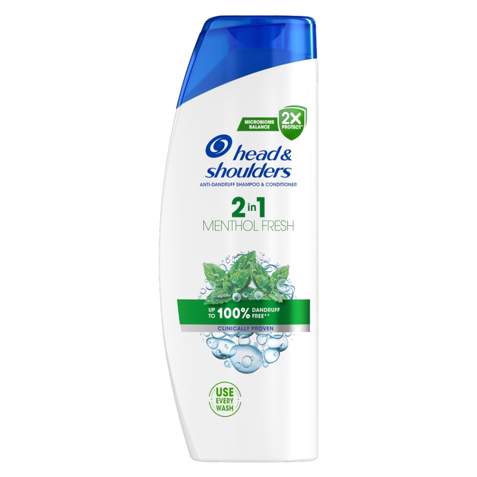 HEAD&SHOULDERS Šampon 2v1 Menthol 400 ml