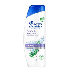 Head&Shoulders Thick&Strong Šampon proti lupům 400 ml