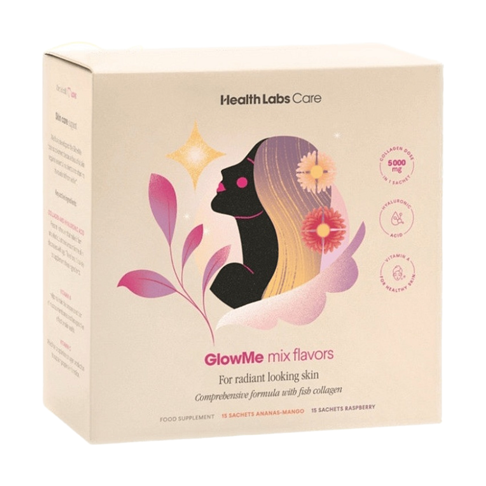 HEALTH LABS CARE GlowMe kolagen 5000 mg mix příchutí 30 dávek