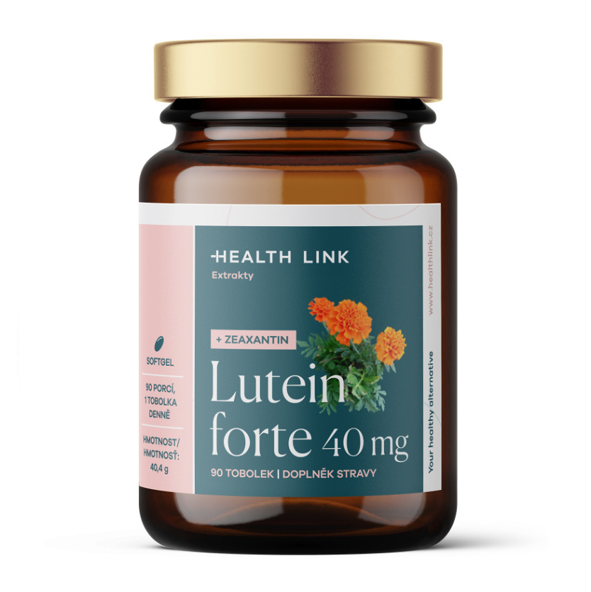 HEALTH LINK Lutein forte 40 mg + zeaxantin 90 tobolek