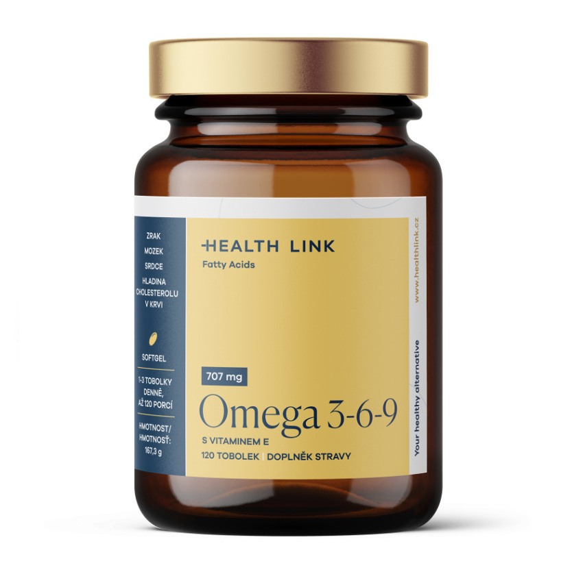 HEALTH LINK Omega 3-6-9 707 mg 120 tobolek