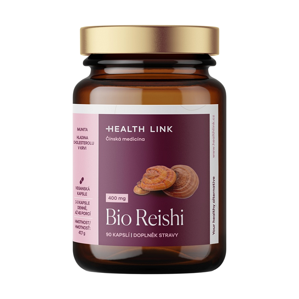 HEALTH LINK Reishi 400 mg BIO 90 kapslí