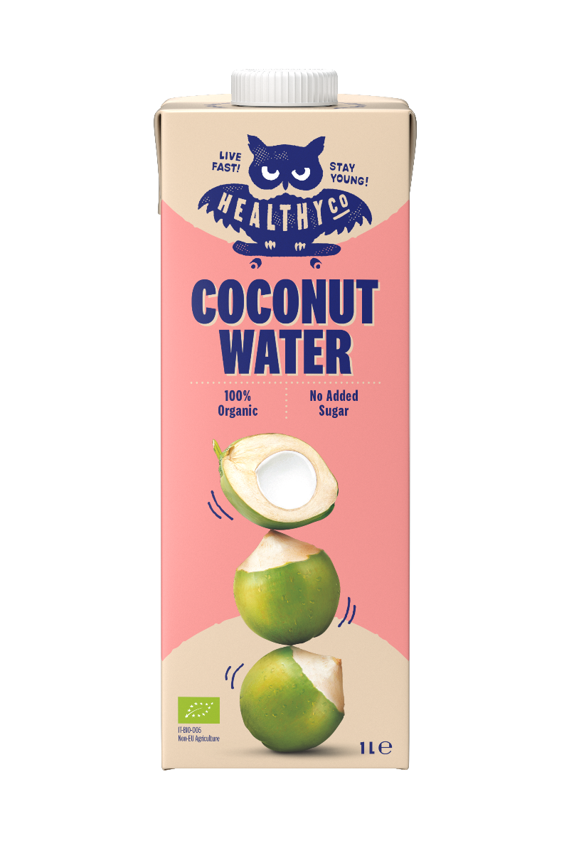 HealthyCo Kokosová voda BIO 1 l