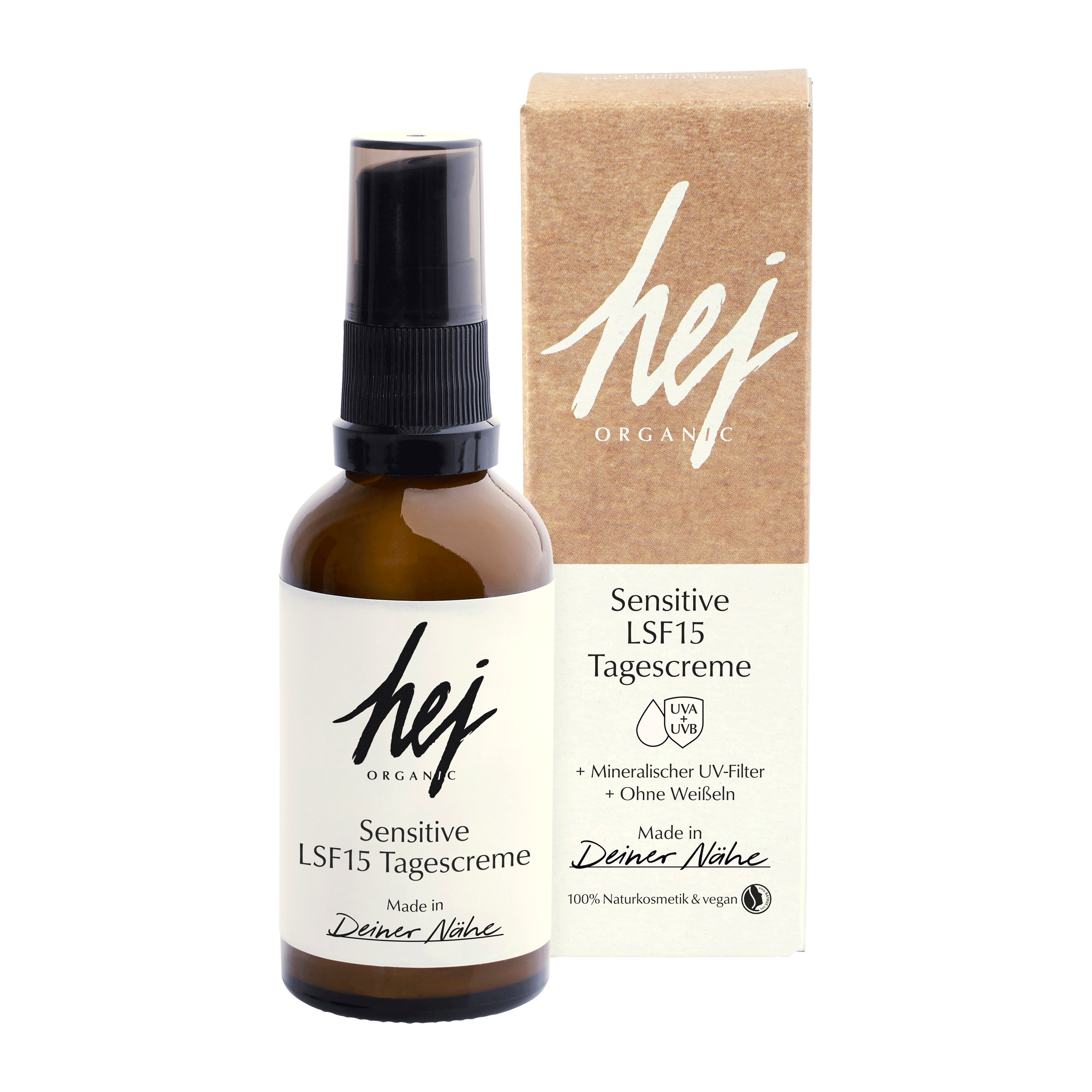 HEJ ORGANIC Krém pro citlivou pokožku SPF15, 30 ml