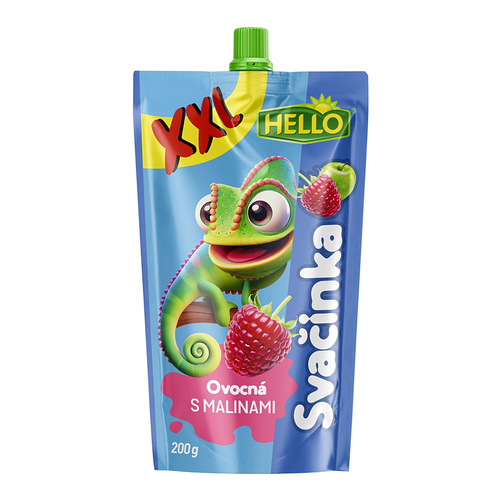 HELLO XXL kapsička s malinami 200 g x 10 kusů