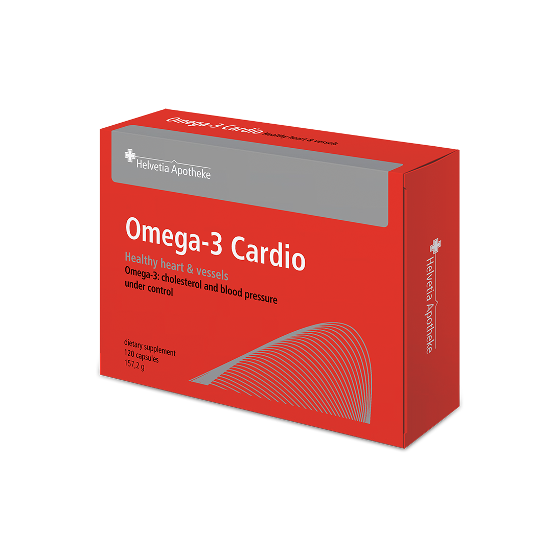 Helvetia Apotheke Omega-3 Cardio 120 kapslí