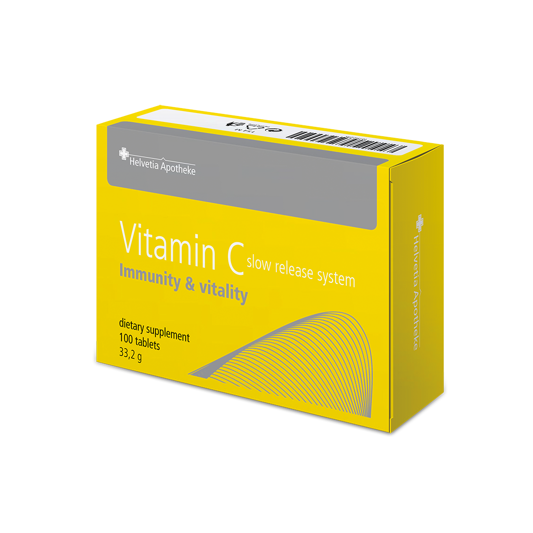 Helvetia Apotheke Vitamín C s postupným uvolňováním 100 tablet