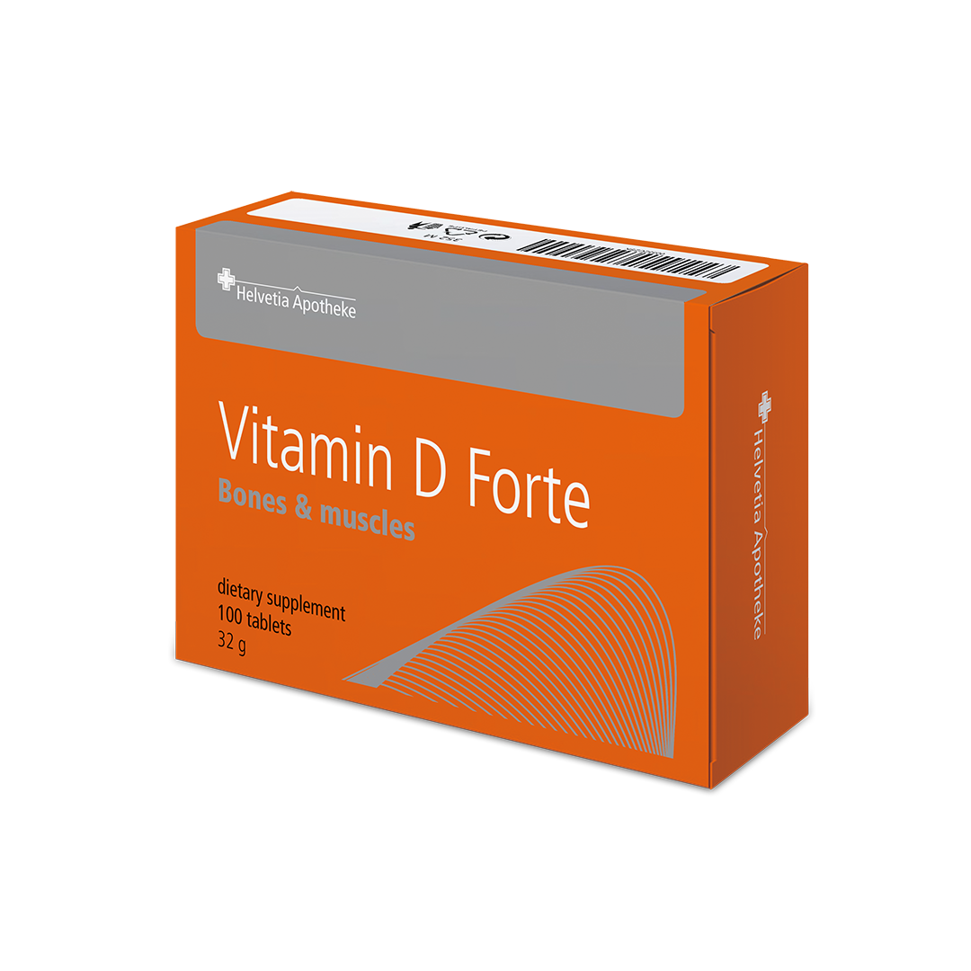 Helvetia Apotheke Vitamín D Forte 100 tablet