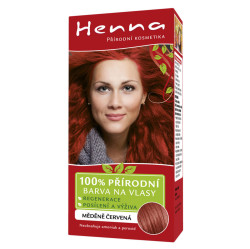HENNA Barva na vlasy Měděně červená 33 g