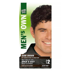 HENNA PLUS Přírodní barva na vlasy pro muže Tmavě hnědá 80 ml