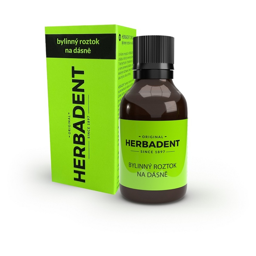 HERBADENT Bylinný roztok na dásně 25 ml