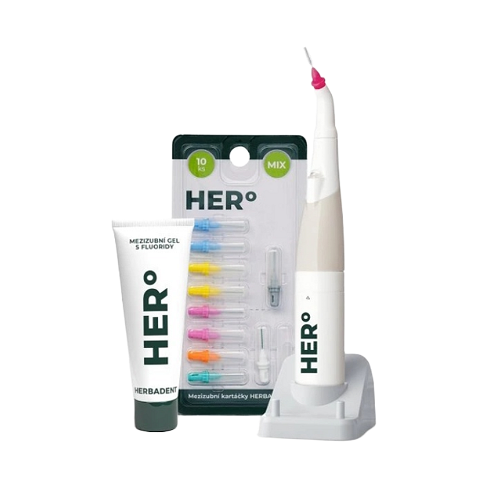 HERBADENT Hero electra elektrický mezizubní kartáček