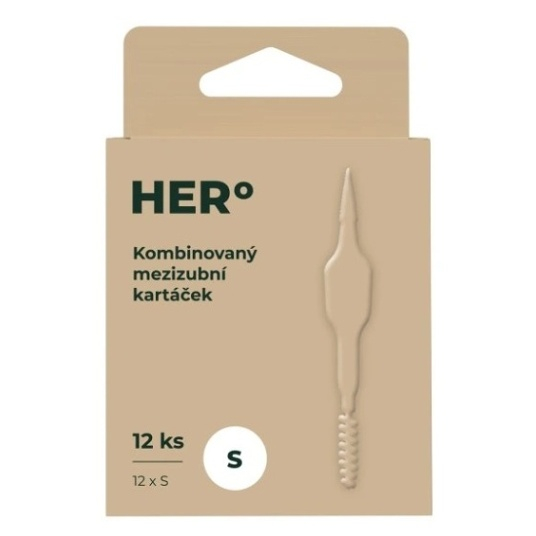 HERBADENT Hero Mezizubní kartáčky  S 12 kusů