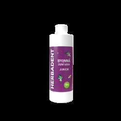 HERBADENT JUNIOR Bylinná ústní voda Spearmint, bez fluoridu, 240 ml