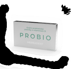 Herbadent PROBIO Orální probiotické pastilky s vitamínem D 20 ks