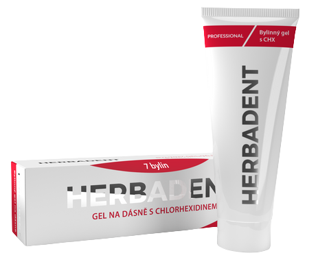 HERBADENT Professional Gel na dásně s chlorhexidinem 25 g