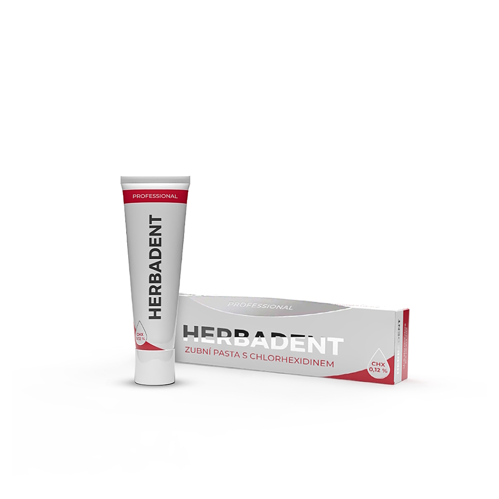 HERBADENT Professional zubní pasta s CHX 0,12 % 40 g