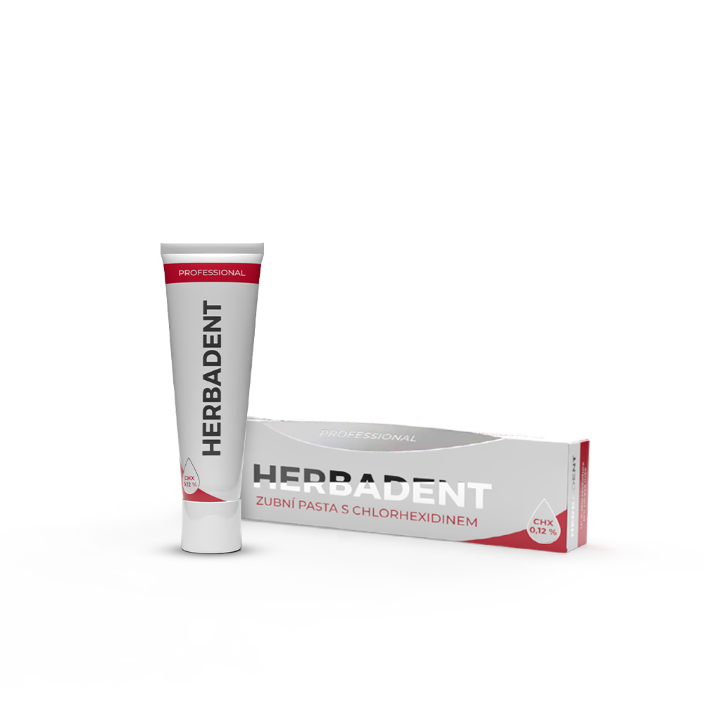 Herbadent Professional Zubní pasta s CHX 0,12 % 40 g