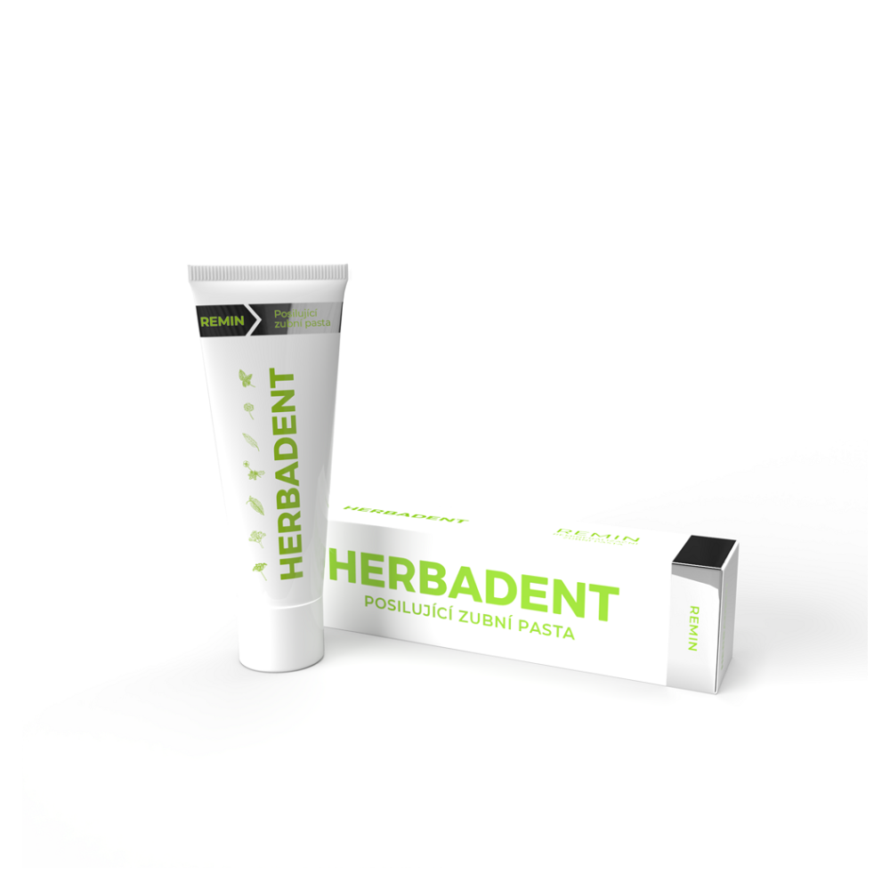 HERBADENT Remin Posilující zubní pasta pro obnovu skloviny 75 g