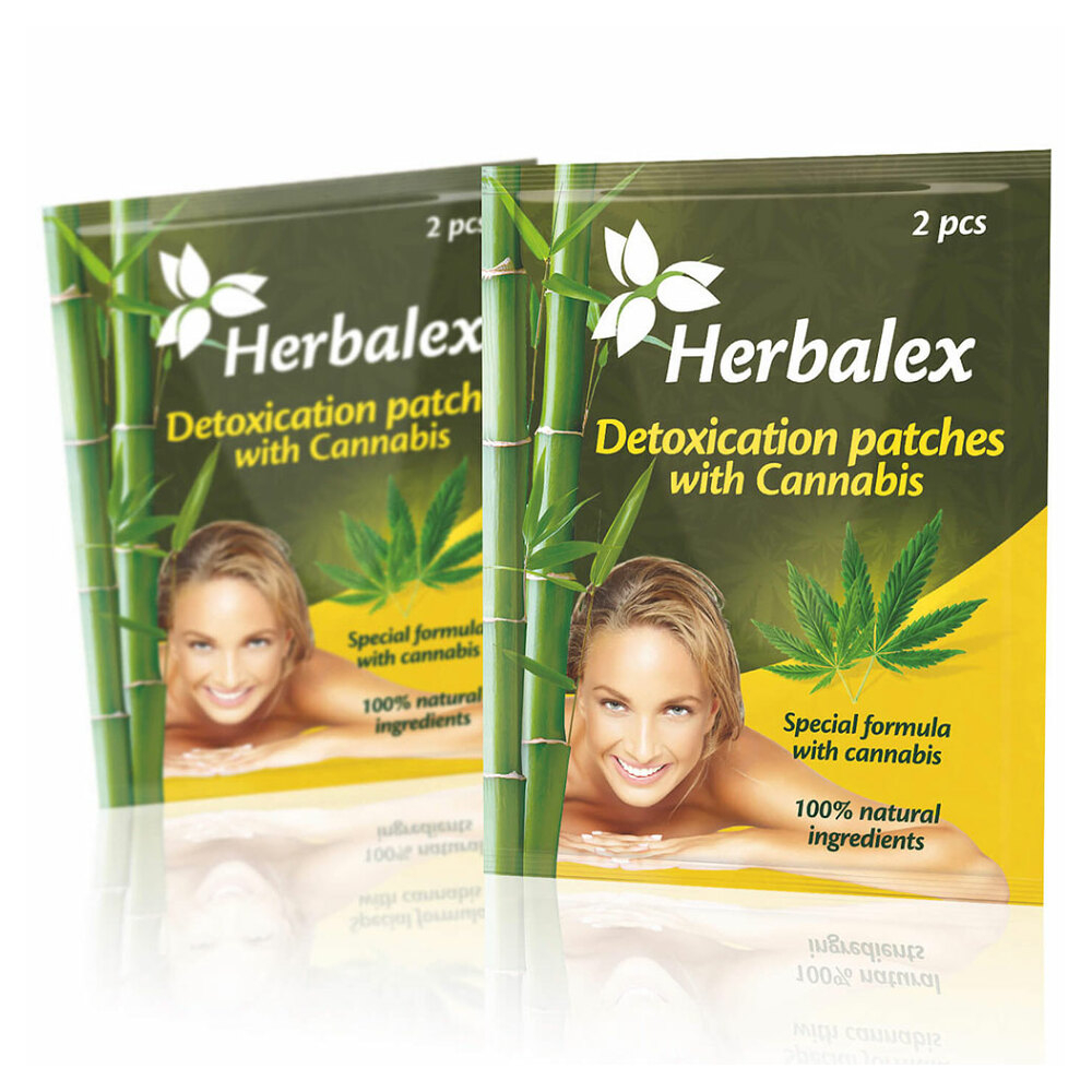 HERBALEX Detoxikační náplasti s konopím 2 kusy