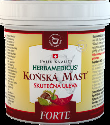 HERBAMEDICUS Koňská mast forte hřejivá 250 ml