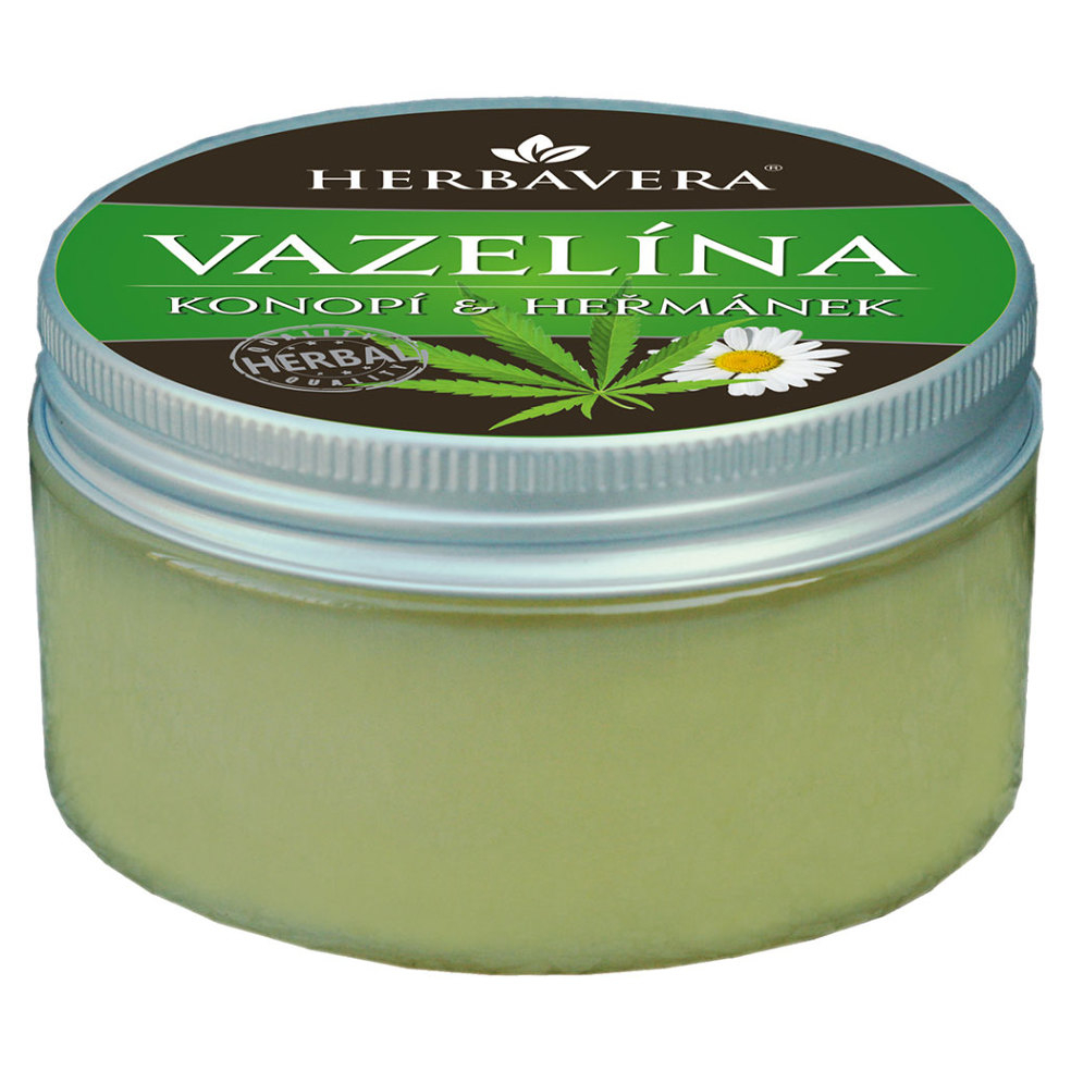 HERBAVERA Konopná vazelína 8% s heřmánkem 100 ml