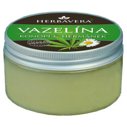 HERBAVERA Konopná vazelína 8% s heřmánkem 100 ml