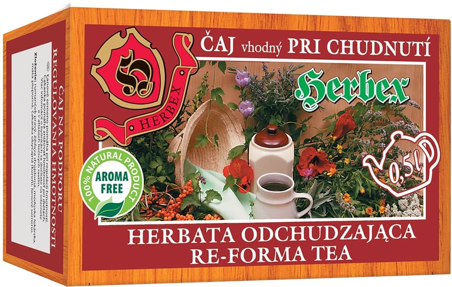 HERBEX Čaj na hubnutí 20 x 3 g