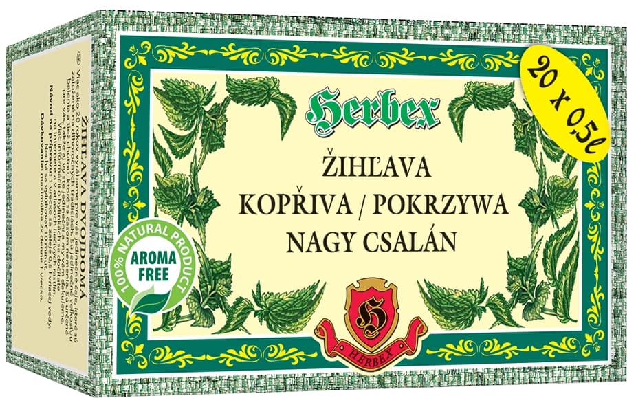 HERBEX Kopřiva dvoudomá 20 x 3 g