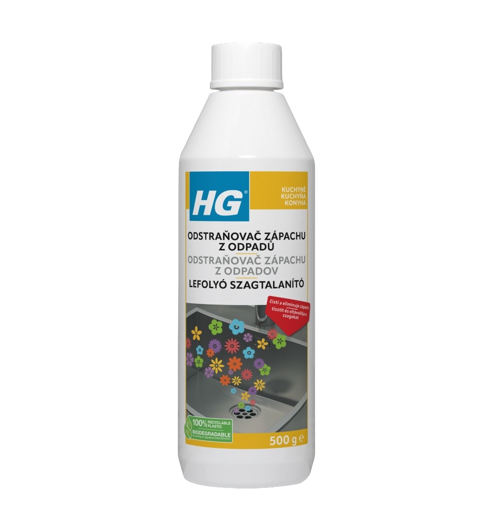 HG Odstraňovač zápachu z odpadů 500 ml