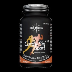 Hifas da Terra Cordy-Sin Sport + B12 - 60 kapslí