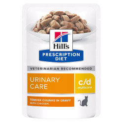 HILL'S Prescription Diet c/d Multicare kuře kapsičky pro kočky 12 x 85 g