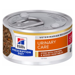 HILL'S Prescription Diet c/d Multicare Stress kuře a zelenina konzerva pro kočky 82 g