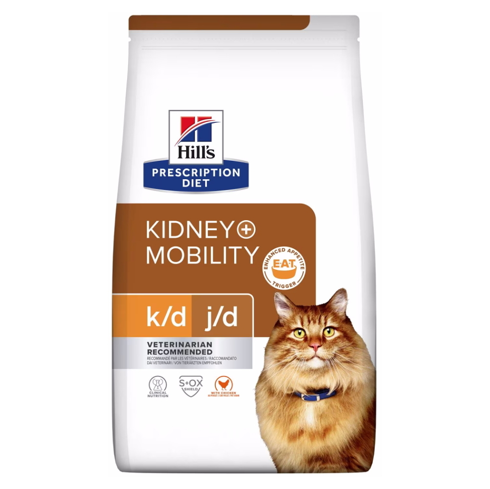 HILL'S Prescription Diet k/d + Mobility granule pro kočky 1,5 kg
