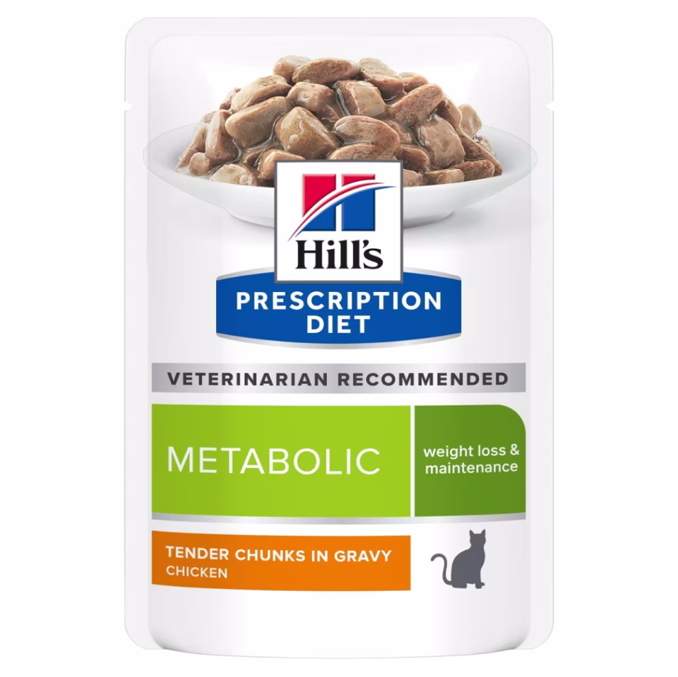 HILL'S Prescription Diet Metabolic kapsička pro kočky 12 x 85 g