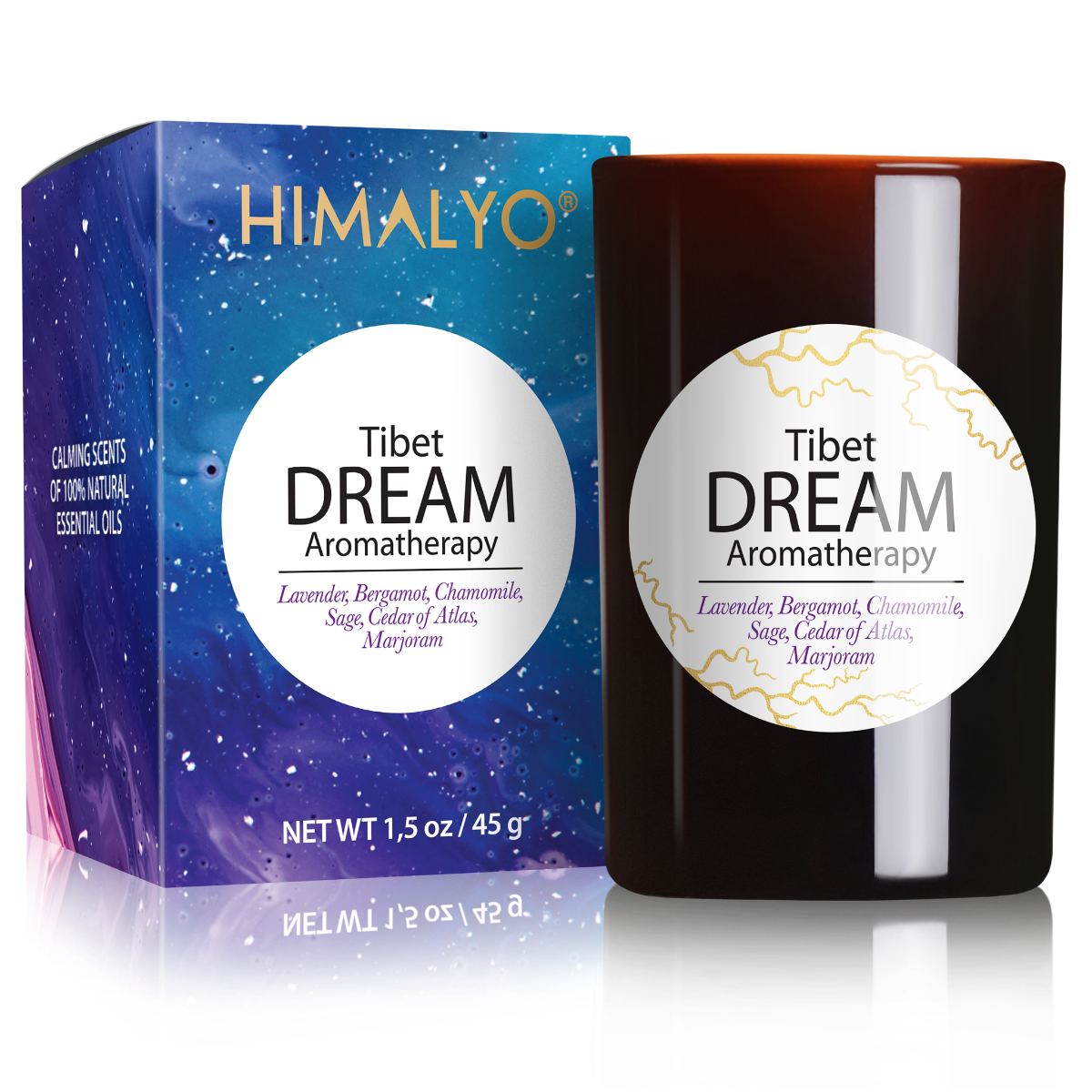 Himalyo Tibet Dream Aromatherapy Svíčka 45 g