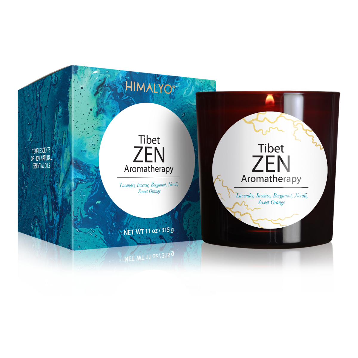 Himalyo Tibet ZEN Aromatherapy Svíčka 315 g