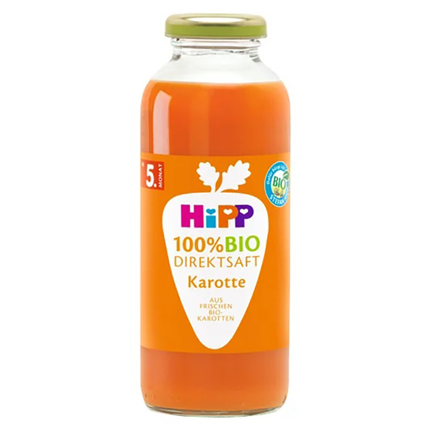 HIPP 100% Juice karotková šťáva BIO 330 ml