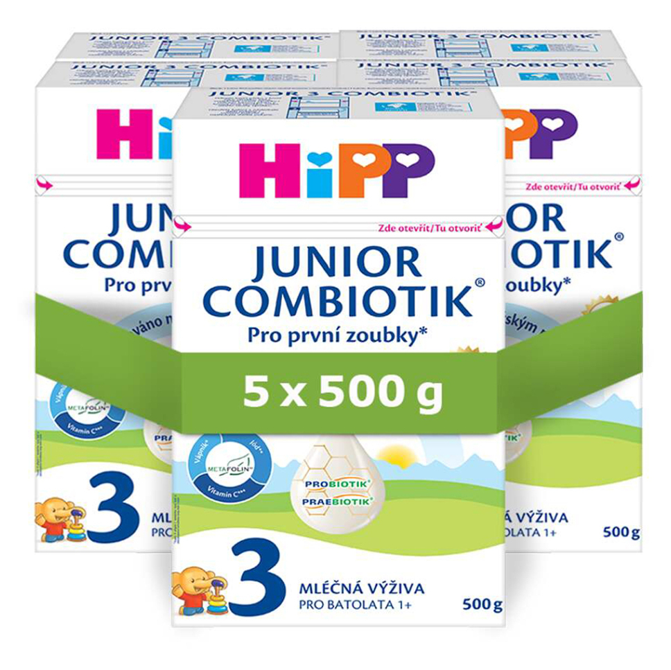 HiPP 3 Combiotik junior mléčná výživa 5 x 500 g