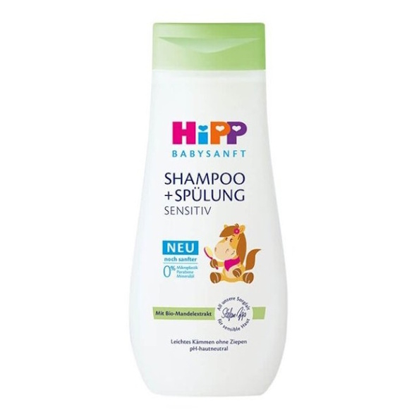 HIPP Babysanft dětský šampon s kondicionérem koník 200 ml