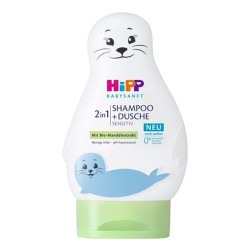 HIPP Babysanft šampon vlasy a tělo lachtan 200 ml