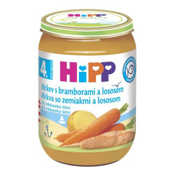 HIPP Mrkev s bramborami a lososem 190 g