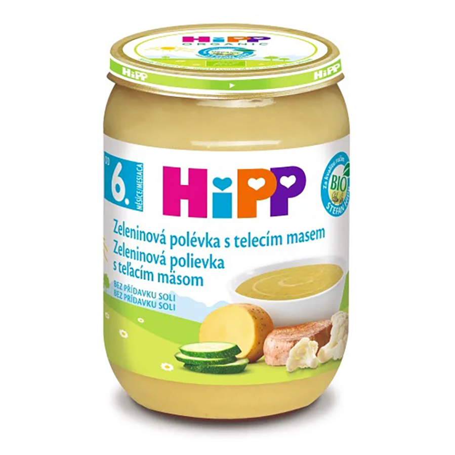 HIPP Polévka zeleninová s telecím BIO 190 g