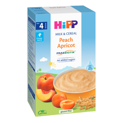HIPP Praebiotik Mléčná kaše broskev a meruňka 250 g