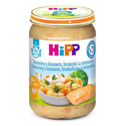 HIPP Těstoviny s brokolicí s lososem a smetanou BIO 250 g