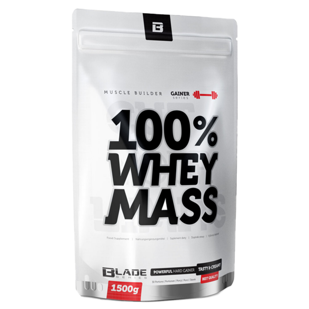 HiTec Nutrition 100% Whey mass gainer 3000g - jahoda