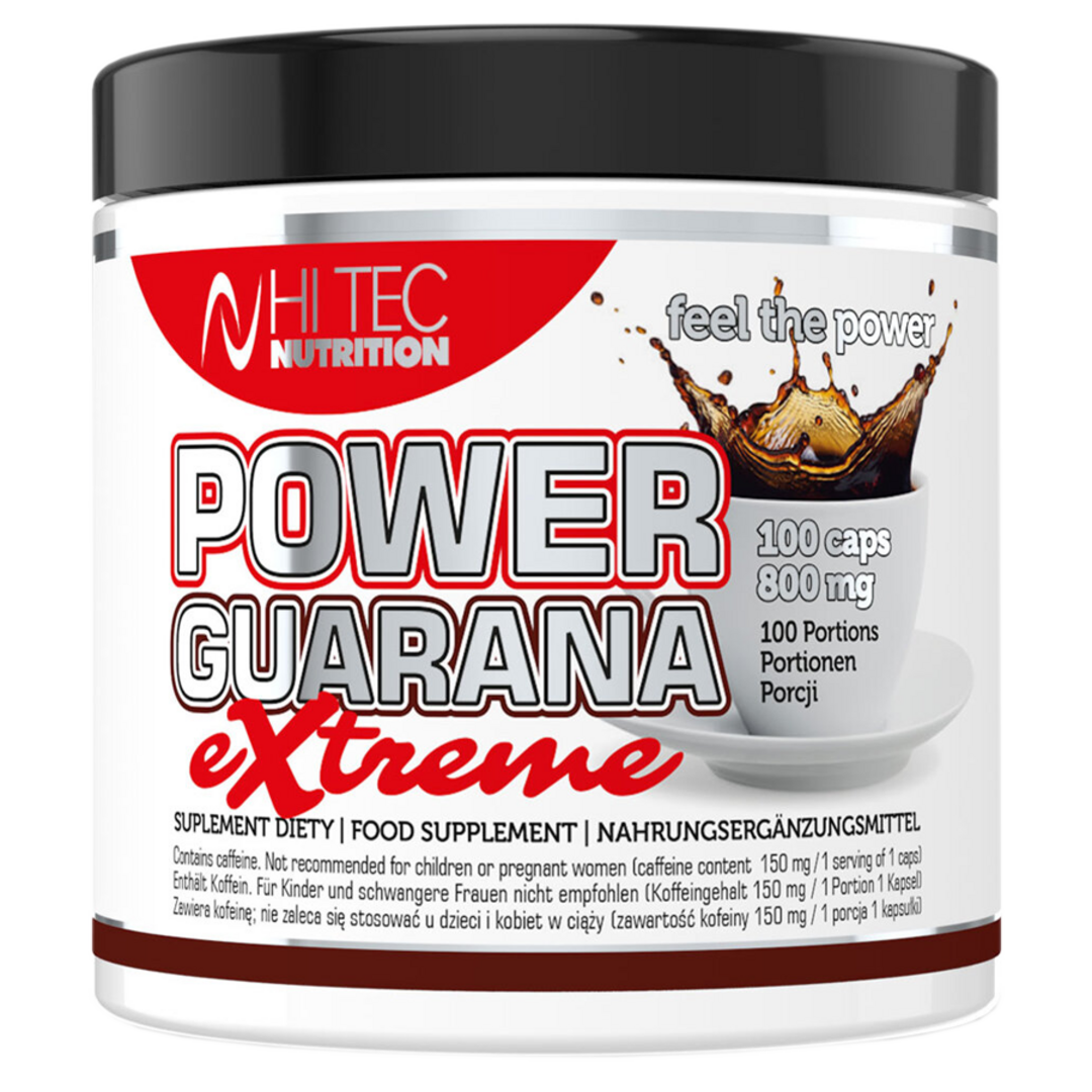 HiTec Nutrition Power Guarana - 100 kapslí